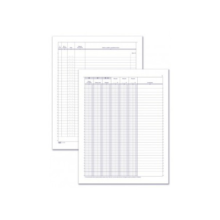 Registro Cessioni Beni usati (Regime del Margine) - 23 pagine prenumerate - 31x24,5 cm